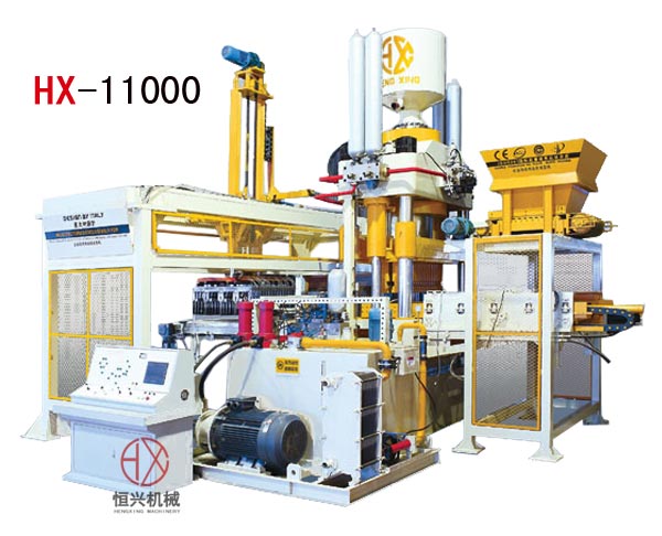 灰砂(shā)磚機HX1100靜(jing)壓制磚(zhuan)機